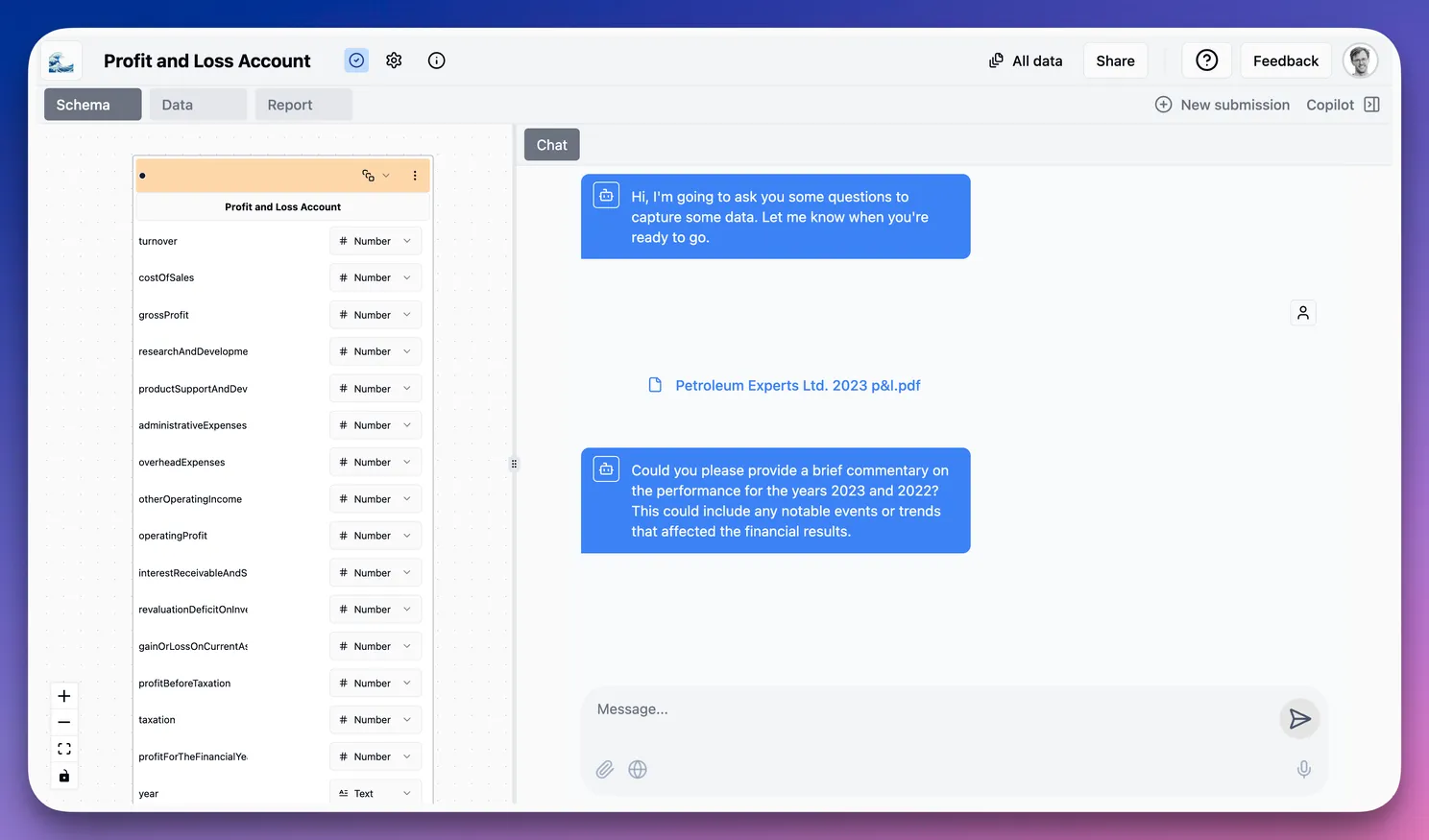 Chat interface