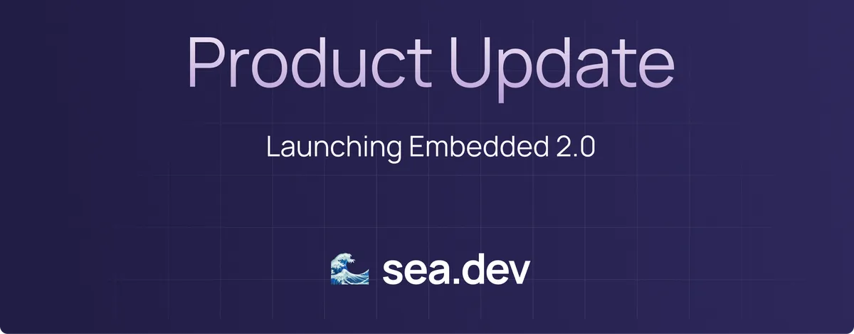 Sea.dev 2.0 Launch