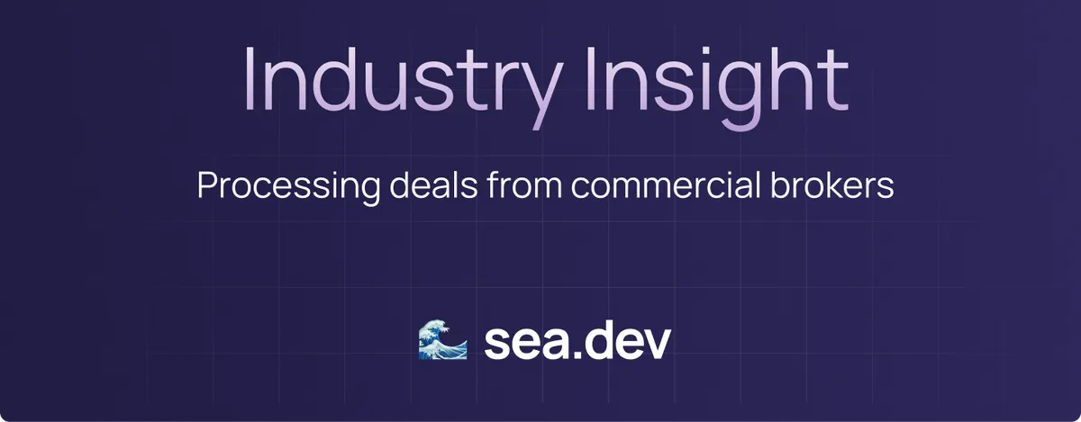 Deal processing for commercial brokers and lenders