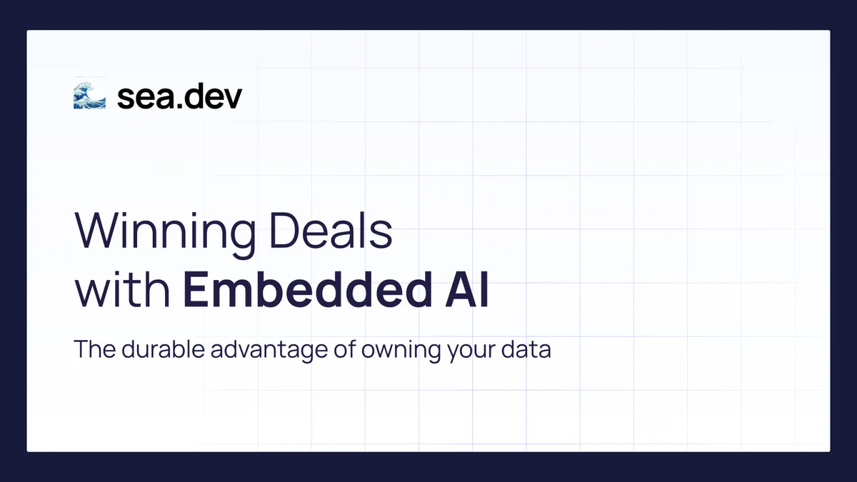 Winning Deals With Embedded AI
